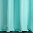 Zasłona szyta na taśmie fala LUXOR jasnoturkusowa z eleganckiej lśniącej tkaniny o drobnym splocie