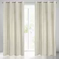 Zasłona kremowa z wytłaczanym wzorem, welwetowa 140x250 cm przelotka ARETA Eurofirany