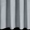 Zasłona szara zdobiona falbanami z welwetu 140x250 cm przelotka ERIN Eurofirany