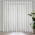 Firana biała o strukturze drobnego deszczyku 300x250 cm przelotka SONIA Eurofirany