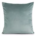 Poszewka na poduszkę 45x45 cm welwetowa o delikatnym połysku gładka szałwiowa GAJA 1 Eurofirany