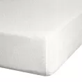 Prześcieradło frotte z gumką 220x200 cm z bawełny kolor kremowy 170 g/m2 Design 91 Eurofirany