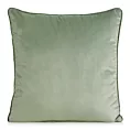 Poszewka na poduszkę 45x45 cm welwetowa o delikatnym połysku z ozdobną lamówką jasnomiętowa GAJA 2 Eurofirany