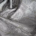 Poszewka szyta popielata z tkaniny z wzorem przetykanym błyszczącą nicią