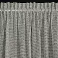 Zasłona srebrna z siateczki 140x270 cm taśma EMILIA Eurofirany