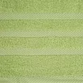 Ręcznik kąpielowy 100x150 cm bawełniany kolor jasnozielony z ozdobną bordiurą 500 g/m2 MILO Eurofirany