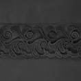 Pościel 160x200 cm z bawełny renforce kolor czarny zdobiona elegancką koronką LANA3 Eurofirany Premium