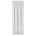 Firana biała z gładkiej etaminy 140x270 cm taśma SANDRA Eurofirany