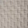 Narzuta szenilowa kremowa 220x240 cm pikowana metodą hot press HELEN1 Eurofirany