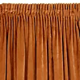 Zasłona ruda z ekskluzywnego matowego welwetu 140x270 cm taśma RIA Diva Line Eurofirany