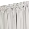 Zasłona jasnoszara z tkaniny welurowej 420x260 cm tunel Dora Eurofirany