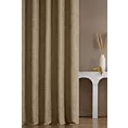 Zasłona szyta na taśmie fala miodowa tkanina o naturalnym charakterze z efektem melanżu