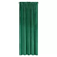 Zasłona zielona z połyskiem, welwetowa 140x270 cm na taśma SAMANTA Eurofirany