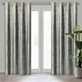 Zasłona szaro, szampańska z delikatnym połyskiem z welwetu 140x250 cm przelotka MARSALA Eurofirany