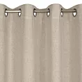 Zasłona beżowa o luźnym splocie w stylu cottage core 140x250 cm przelotkaLIDIA Eurofirany