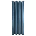 Zasłona ciemnoniebieska z matowego welwetu 140x250 cm przelotka ADELLE Diva Line Eurofirany