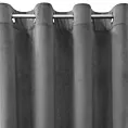 Zasłona stalowa z matowego welwetu 140x250 cm przelotka MELANIE Eurofirany
