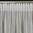 Zasłona srebrna z siateczki 140x270 cm taśma EMILIA Eurofirany