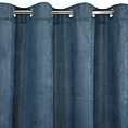 Zasłona granatowa z dodatkiem lśniącej nici z welwetu 140x270 cm przelotka CLARISA Diva Line Eurofirany