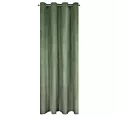 Zasłona oliwkowa z matowego welwetu 140x250 cm przelotka MELANIE Eurofirany