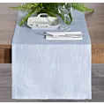 Bieżnik na stół 40x140 cm popielaty SUMMER 8 z gładkiej i miękkiej tkaniny
