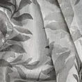 Zasłona naturalna w stalowe liście 140x250 cm przelotka HARIET Eurofirany
