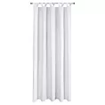 Zasłona biała z wodoodpornej tkaniny idealna do ogrodu i na taras 155x240 cm szelki/rzep GARDEN 2 Eurofirany