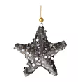 Dekoracyjna ozdoba choinkowa GWIAZDA z cekinami Eurofirany