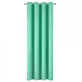 Zasłona miętowa z matowej gładkiej tkaniny 140x250 cm przelotka RITA Eurofirany