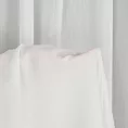 Firana biała z szyfonu i efektem garbowania 135x250 cm przelotka MELINDA Eurofirany