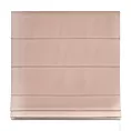 Roleta rzymska jasnoróżowa z miękkiej półmatowej tkaniny welwetowej