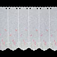 Tkanina firanowa zazdrostka zdobiona haftem polnych kwiatów Eurofirany