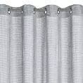 Firana srebrna z lekkiej mikrosiateczki z połyskiem 140x250 cm przelotka NEL Eurofirany