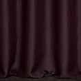 Zasłona szyta na taśmie fala ciemnobordowa z miękkiej tkaniny z efektem melanżu