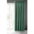 Zasłona miętowa z gładkiego welwetu 140x270 taśma SIBEL Pierre Cardin Eurofirany