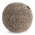 Poduszka w formie kuli średnica 24 cm z tkaniny typu bukla beżowa BUKLA 09 Eurofirany