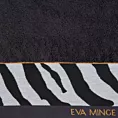 Ręcznik kąpielowy 50X90 cm bawełniany kolor czarny,szary z designerską bordiurą 500 g/m2 EVA 22 Eva Minge Eurofirany