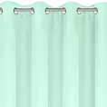 Zasłona jasnomiętowa gładka, matowa 140x250 cm przelotka ADORE Design 91 Eurofirany