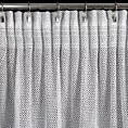 Zasłona srebrna z siateczki 140x270 cm taśma ALEKSA Eurofirany