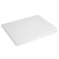 Prześcieradło bez gumki 180x210 cm z satyny bawełnianej kolor biały 125 g/m2 DINA Diva Line Eurofirany