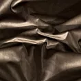 Zasłona brązowa z ekskluzywnego matowego welwetu 140x270 cm taśma VILLA Eurofirany