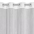 Firana biała z etaminy o strukturze deszczyku 140x250 cm przelotka AMIRA Eurofirany