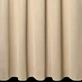 Zasłona szyta na taśmie 5 cm szampańska z tkaniny strukturalnej z delikatnym połyskiem