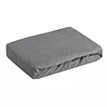 Prześcieradło frotte z gumką 140x200 cm z bawełny kolor stalowy 170 g/m2 Design 91 Eurofirany