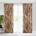 Zasłona ceglasta z błyszczącym marmurkowym wzorem z tkaniny welwetowej 140x270 cm taśma ELLA Eurofirany