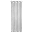 Zasłona biało, srebrna z siateczki w stylu boho 140x250 cm przelotka LORI Eurofirany