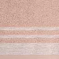 Ręcznik kąpielowy 50x90 cm bawełniany kolor pudrowy róż z ozdobną bordiurą 500 g/m2 MERY Eurofirany