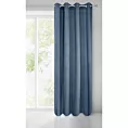 Zasłona granatowa z dodatkiem lśniącej nici z welwetu 140x270 cm przelotka CLARISA Diva Line Eurofirany