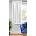 Zasłona biała z matowej gładkiej tkaniny 140x175 cm taśma RITA Eurofirany