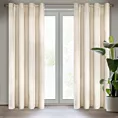 Zasłona jasnobeżowa z ekskluzywnego matowego welwetu 140x250 cm przelotka RIA Diva Line Eurofirany